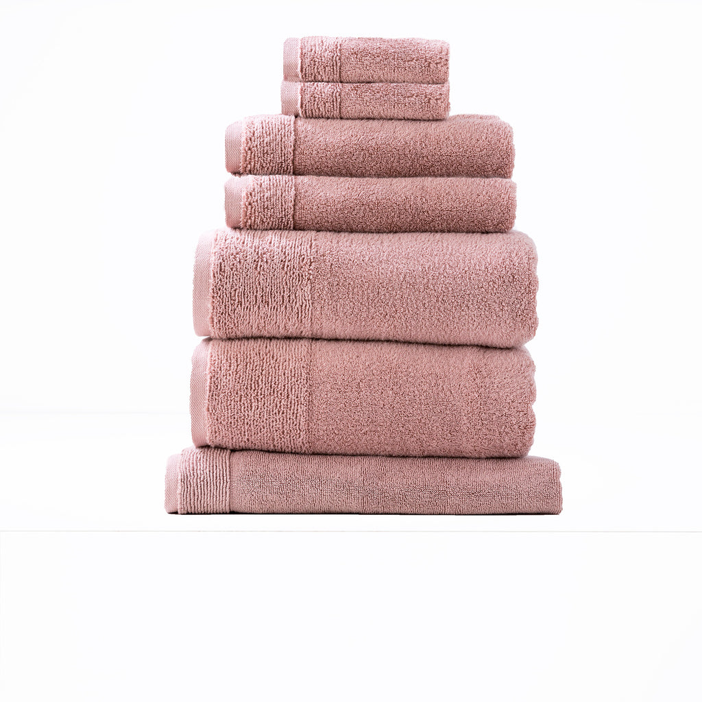Aireys 650 GSM Zero Twist Luxury Plush 7 Piece Towel Set by Renee Taylor
