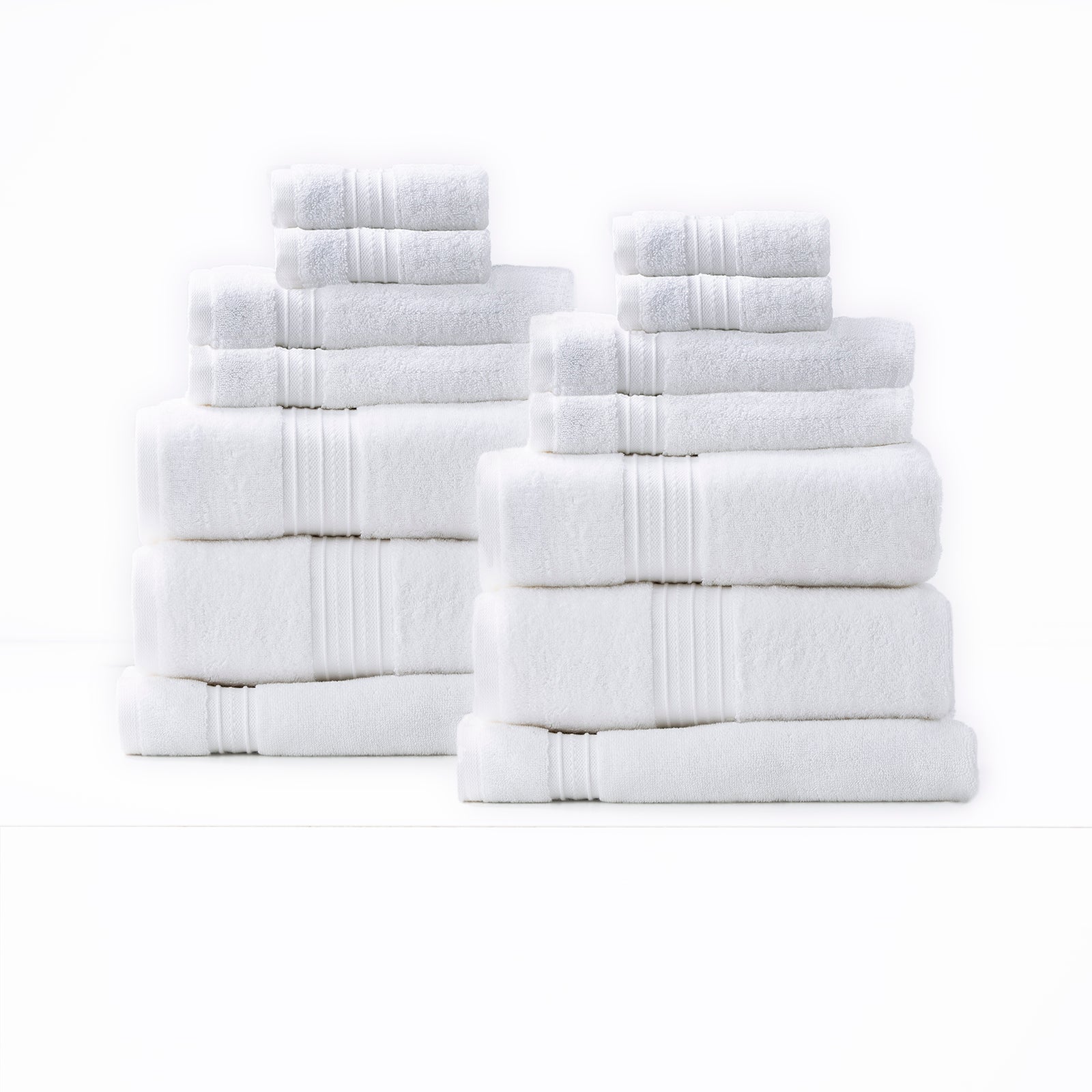 Brentwood 650 GSM Low Twist 14 Piece Bath Sheet Towel Set by Renee Taylor