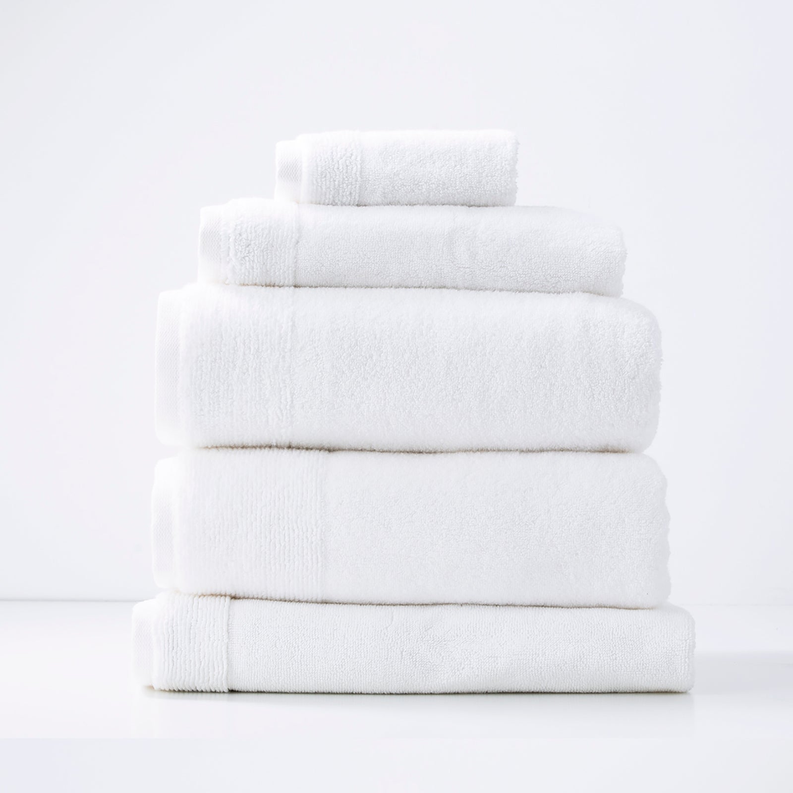 Aireys 650 GSM Zero Twist 5 Piece Luxury Bath Towel Set by Renee Taylor