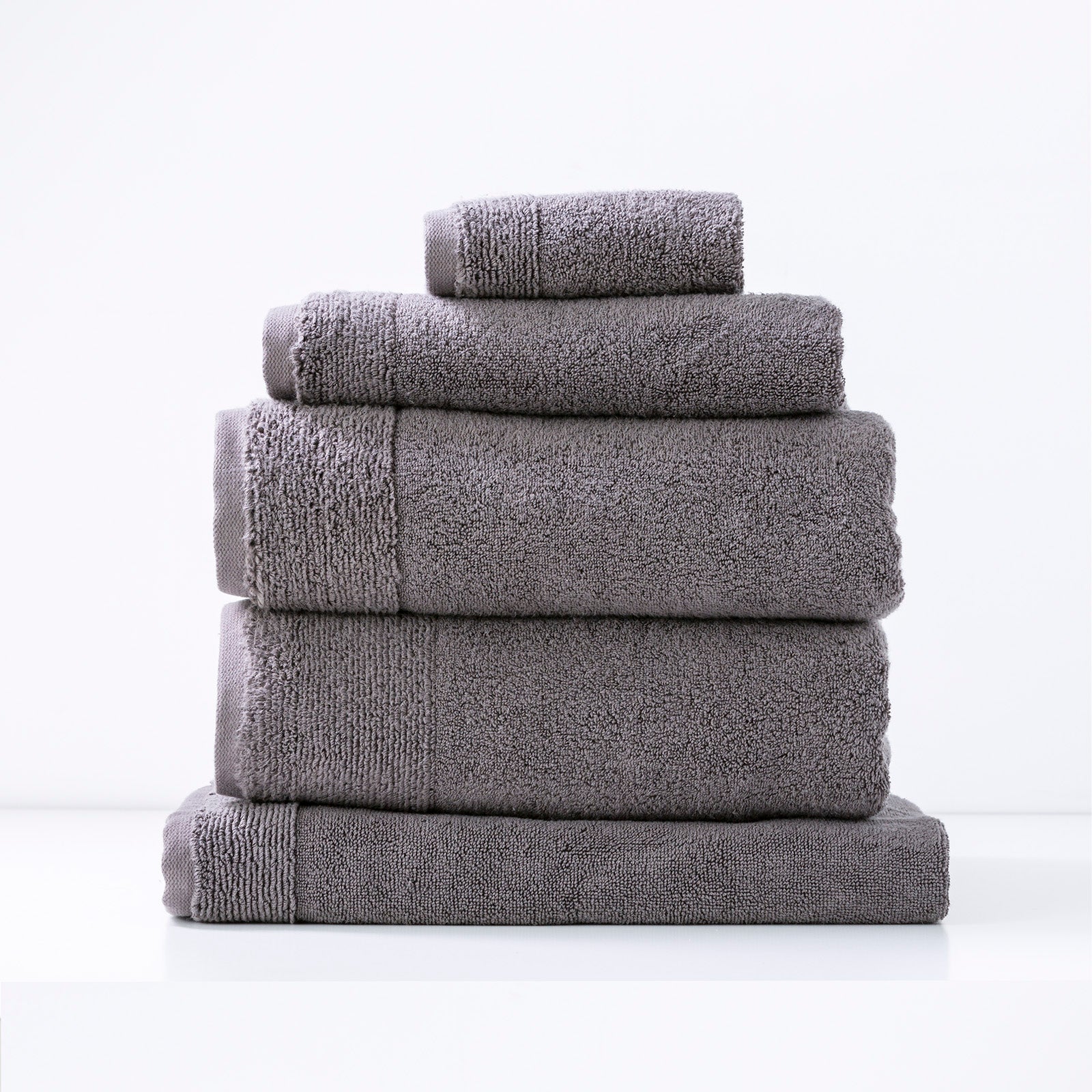 Aireys 650 GSM Zero Twist 5 Piece Luxury Bath Towel Set by Renee Taylor