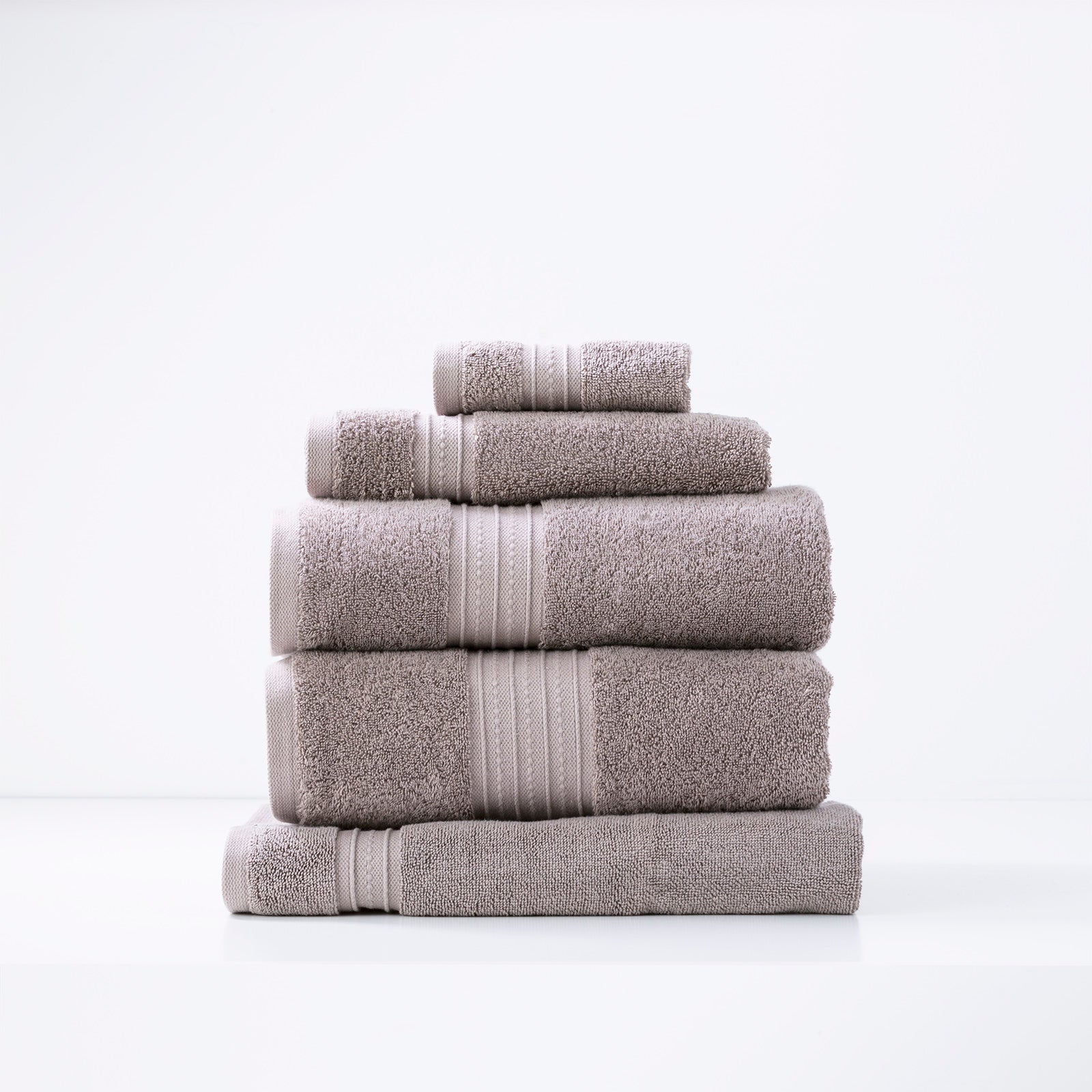 Brentwood 650 GSM Low Twist 5 Piece Bath Sheet Luxury Towel Set by Renee Taylor