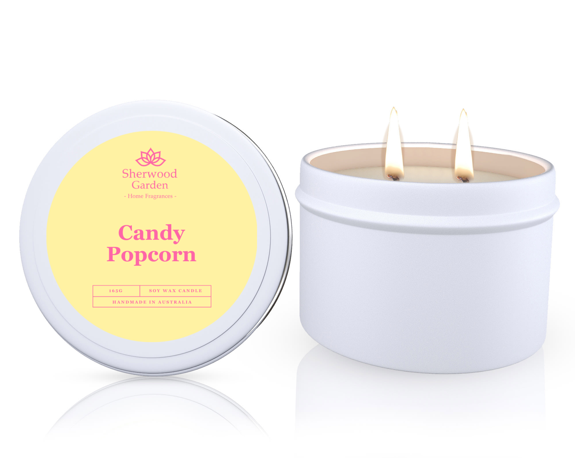 Soy Candle Tin 165g Assorted Fragrance Collection - Hand-Poured Scented Candles