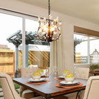 Vintage K9 Crystal Chandelier Lighting Fixture