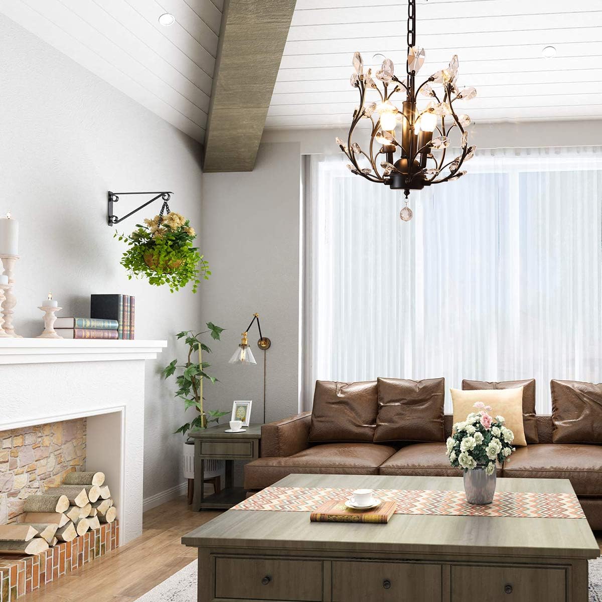 Vintage K9 Crystal Chandelier Lighting Fixture