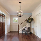 Vintage K9 Crystal Chandelier Lighting Fixture