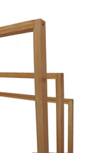 Elegant Bamboo 3-Tier Towel Rack