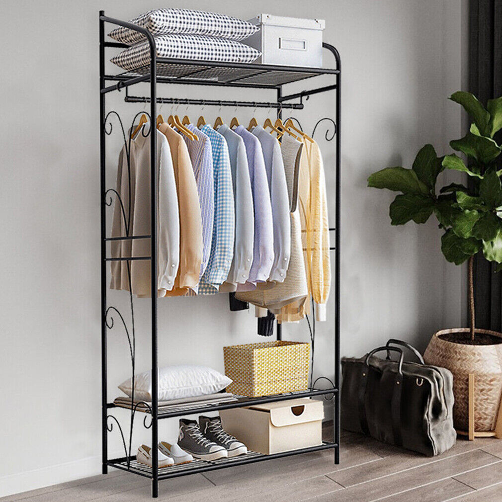 Extra Large Iron Garment Hanging Rack