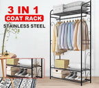 Extra Large Iron Garment Hanging Rack