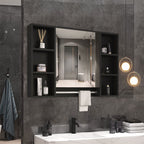 Bathroom Mirrored Cabinet Wall Storage Organizer