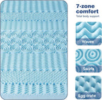 King 8cm Memory Foam Mattress Topper