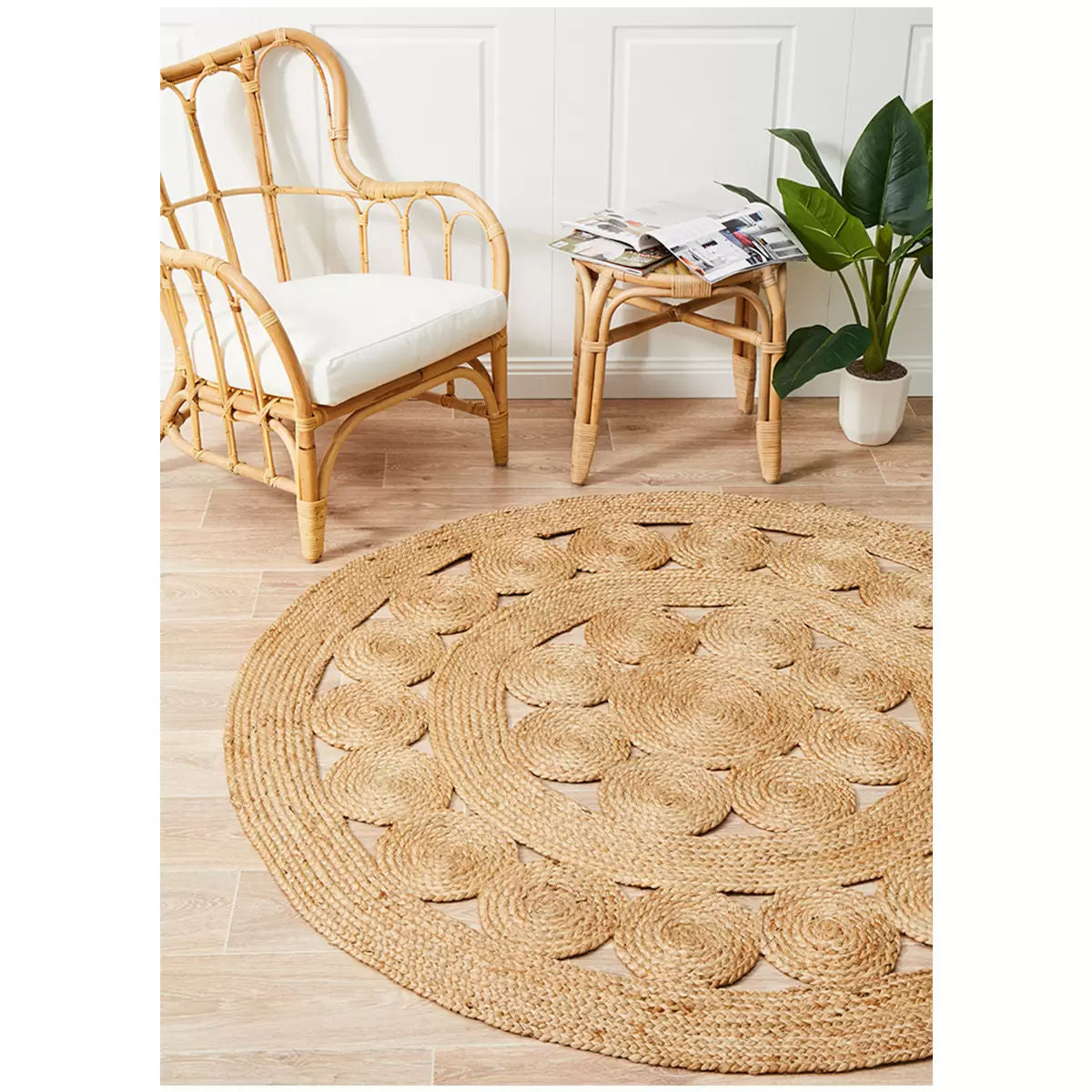 Pilu Natural Jute Area Rug by Rug Culture