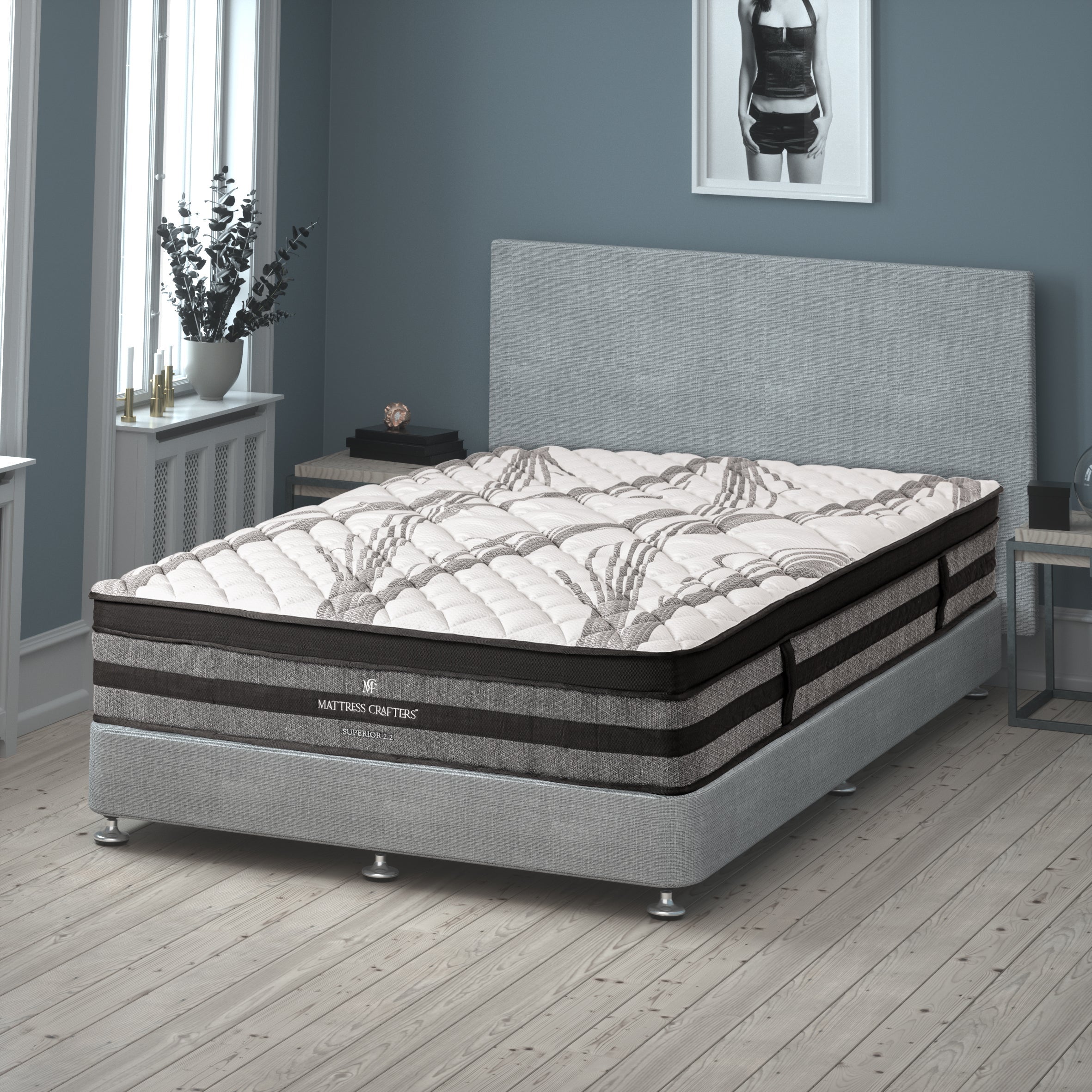 2.2 Superior King Single Mattress - 7 Zone Support