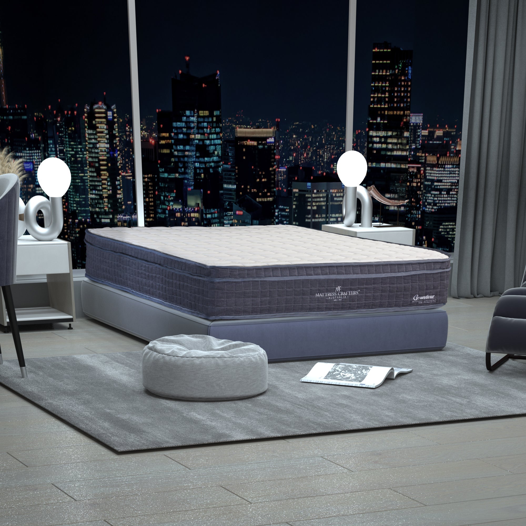 Grandeur Latex Foam & 7-Zone Pocket Spring Mattress