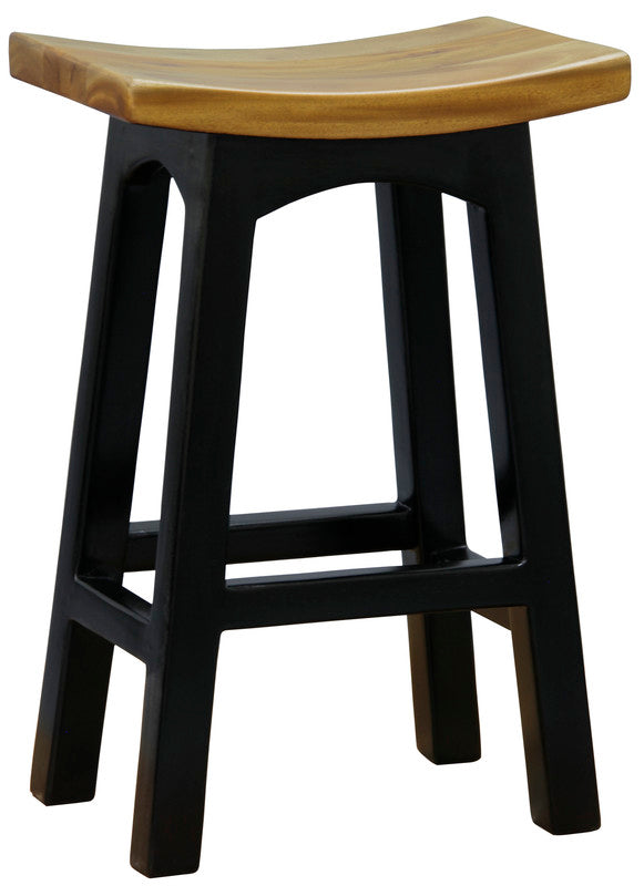 Kyoto Solid Mahogany Kitchen Counter Stool