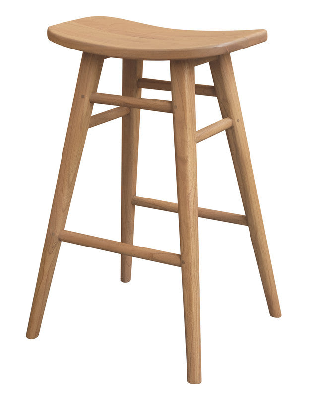 Aria Mindi Solid Wood Kitchen Counter Stool