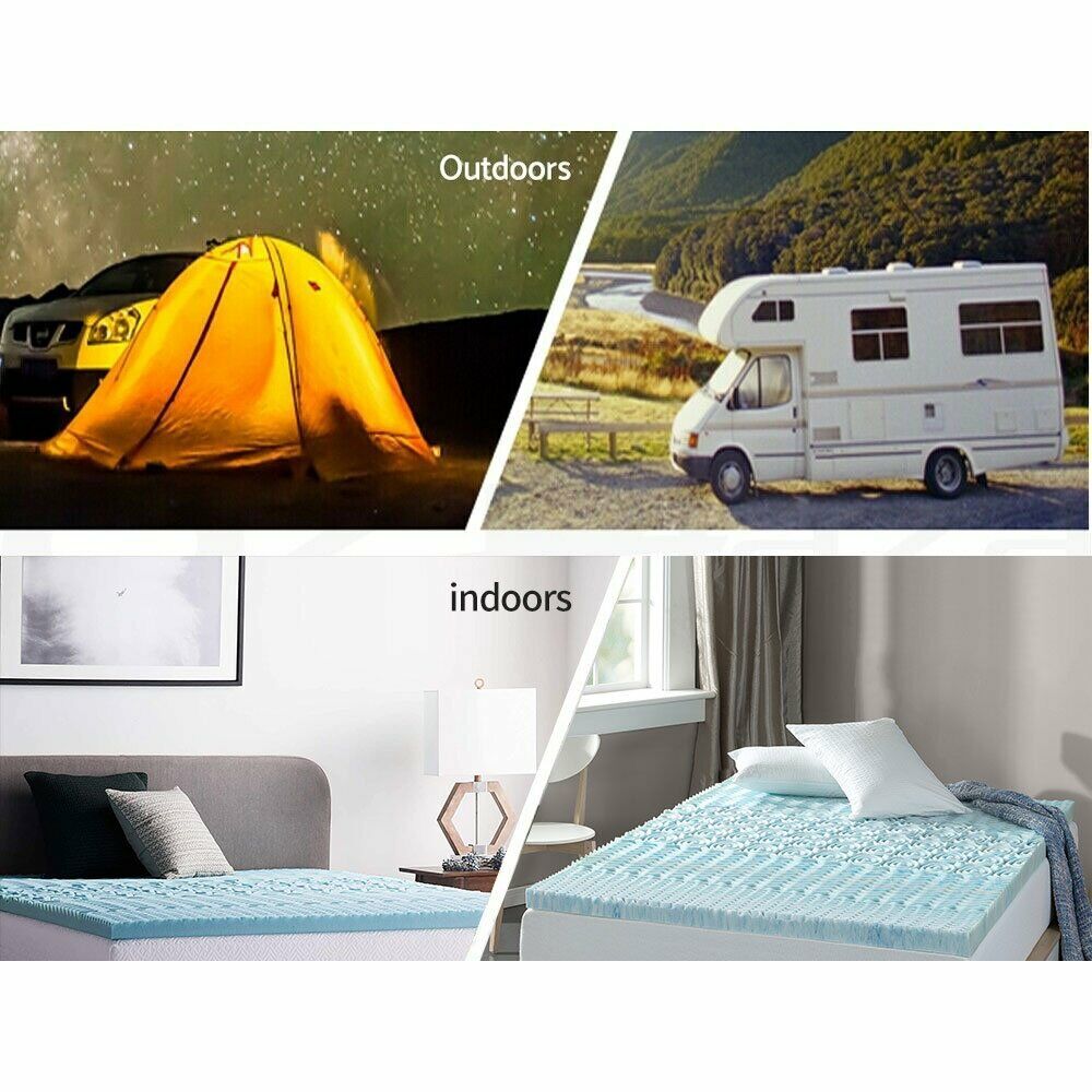 7 Zone Cool Gel Memory Foam Mattress Topper