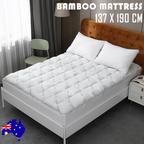 Bamboo Pillowtop Mattress Topper for Ultimate Comfort