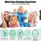 Bamboo Pillowtop Mattress Topper for Ultimate Comfort