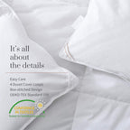 Goose Feather Down Quilt 500 GSM King Size