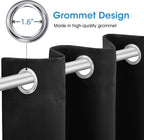 Premium Eyelet Blackout Curtains Pair