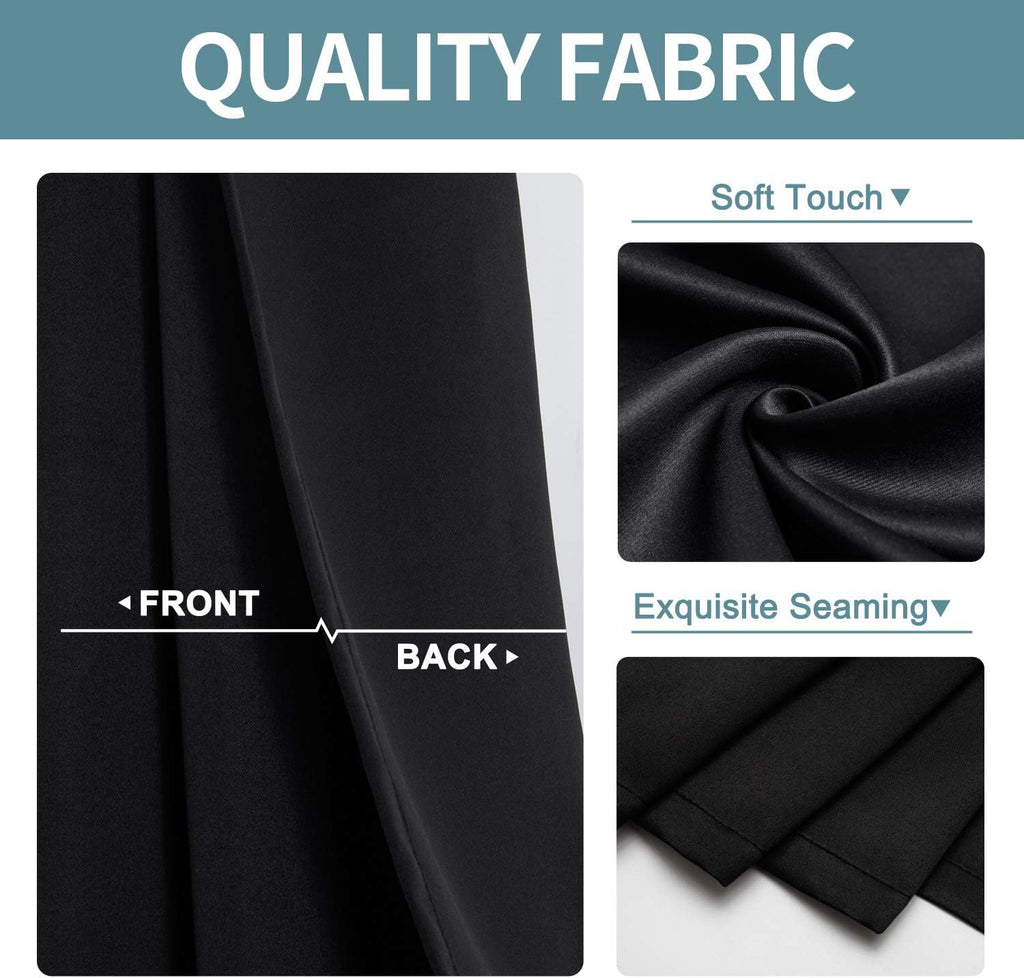 Premium Eyelet Blackout Curtains Pair