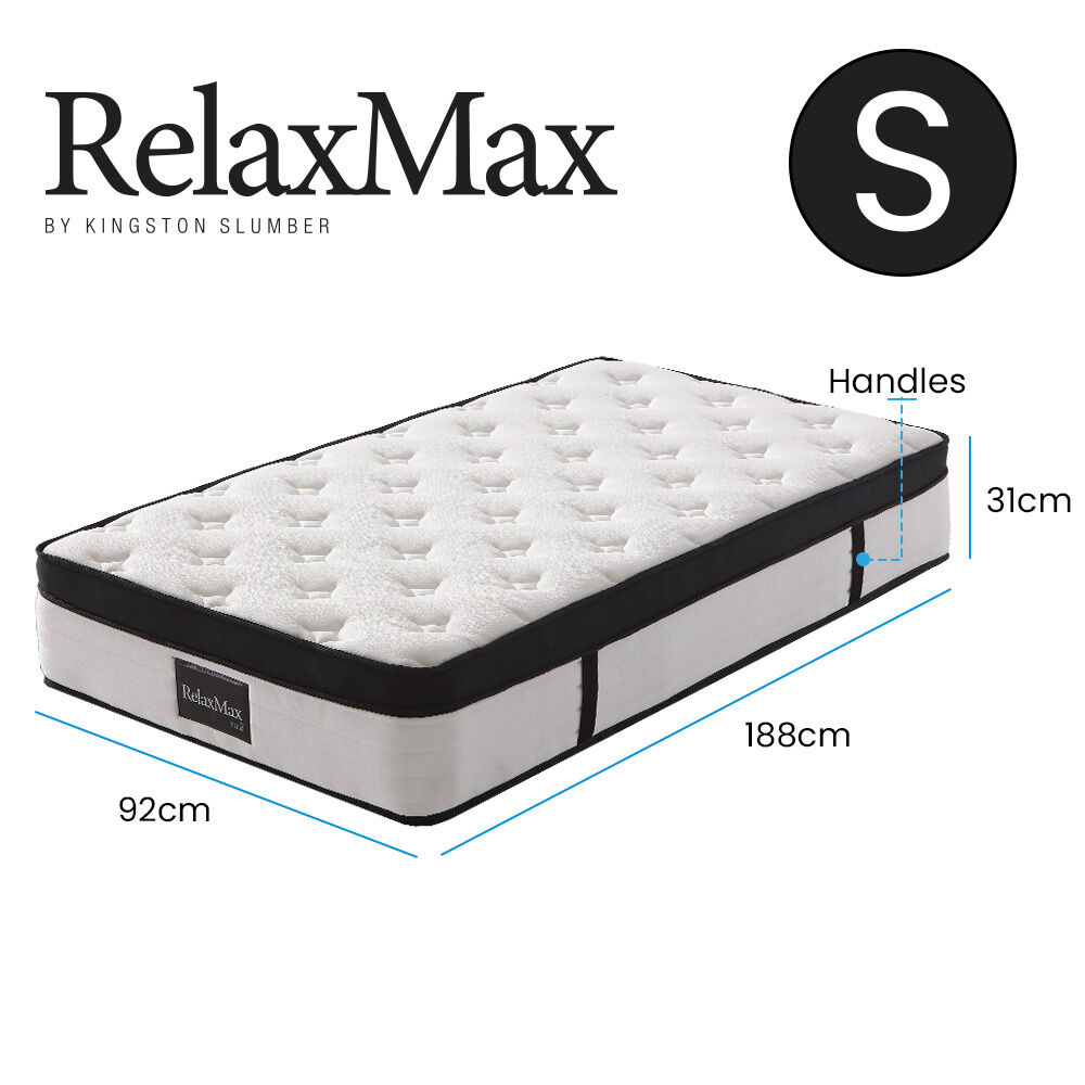 Kingston Slumber RelaxMax 31cm Medium Pocket Spring Mattress
