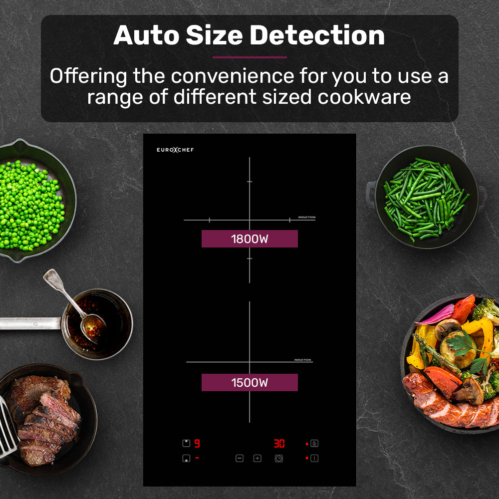 30cm Dual Zone Induction Cooktop - 3300W