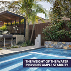 Contemporary Solar Water Fountain with LED Lights