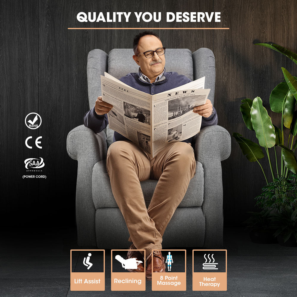 FORTIA Electric Recliner Lift Chair for Comfort