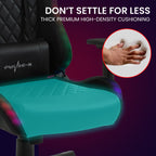 RGB LED Gaming Chair with Bluetooth Speakers