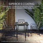 Fortia E-Coated 150x90cm Outdoor Dining Table