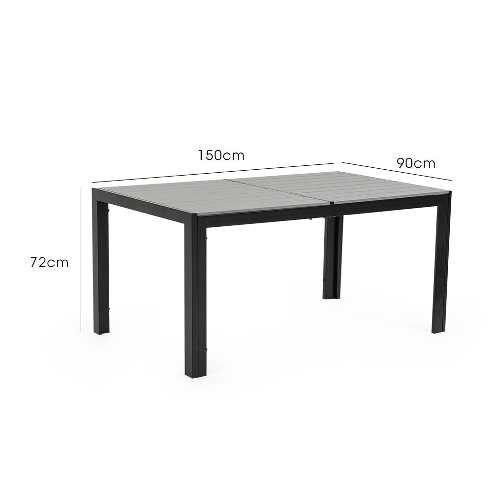Fortia Rectangular Outdoor Dining Table 150x90cm