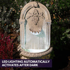 Classic Solar Fountain with LED Lights