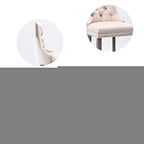 Elegant Velvet Bar Stools with Studs Trim