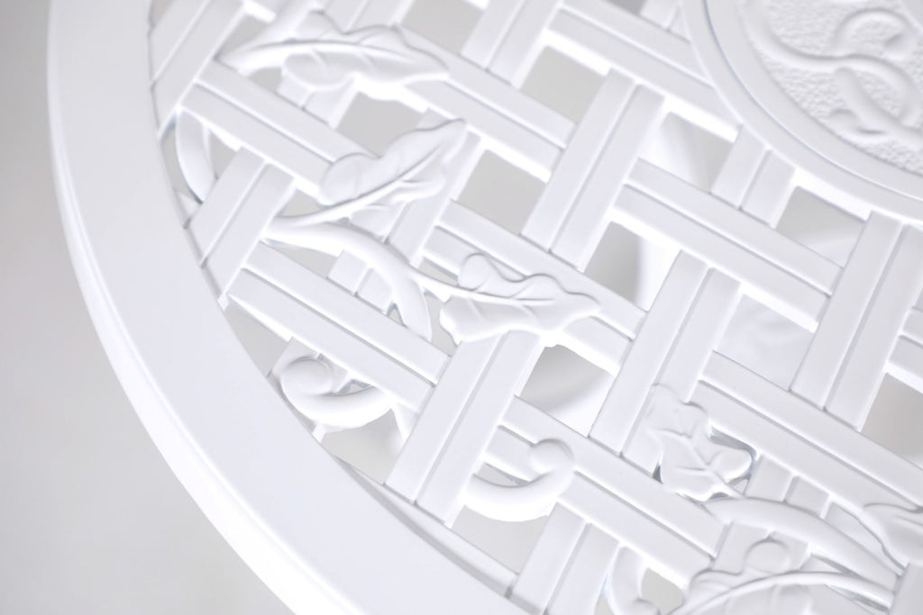 Remy White Aluminium Table – Modern Elegance