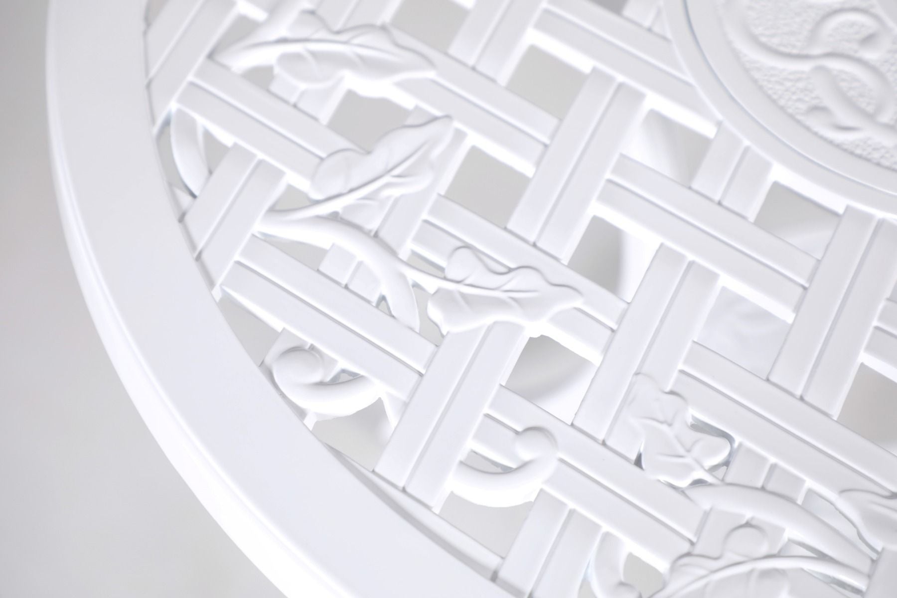 Remy White Aluminium Table – Modern Elegance