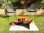 Rustic 3mm Mild Steel Square Fire Pit