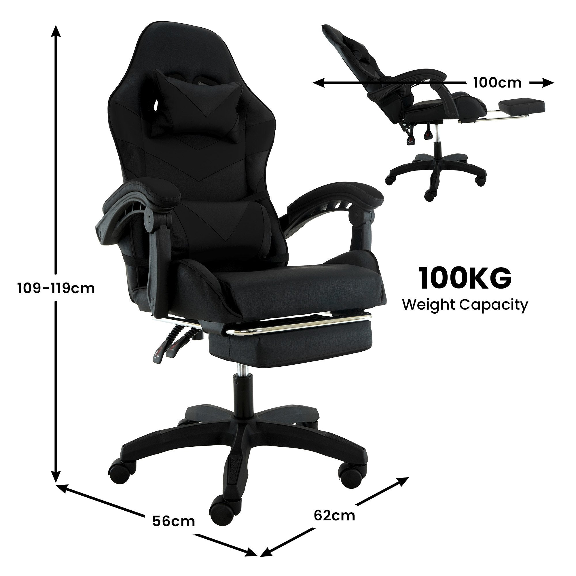 Sarantino Cueva High Back Gaming Chair