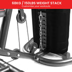Powertrain Multi Station Home Gym with Weights