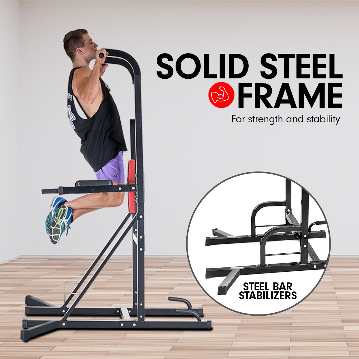 Powertrain Multi Station Chin-Up and Dip Tower
