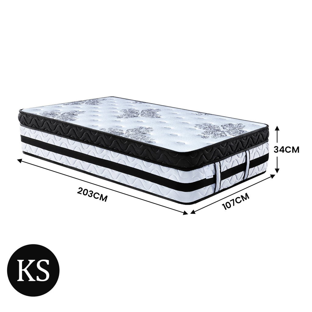 Laura Hill King Single Euro Top Mattress