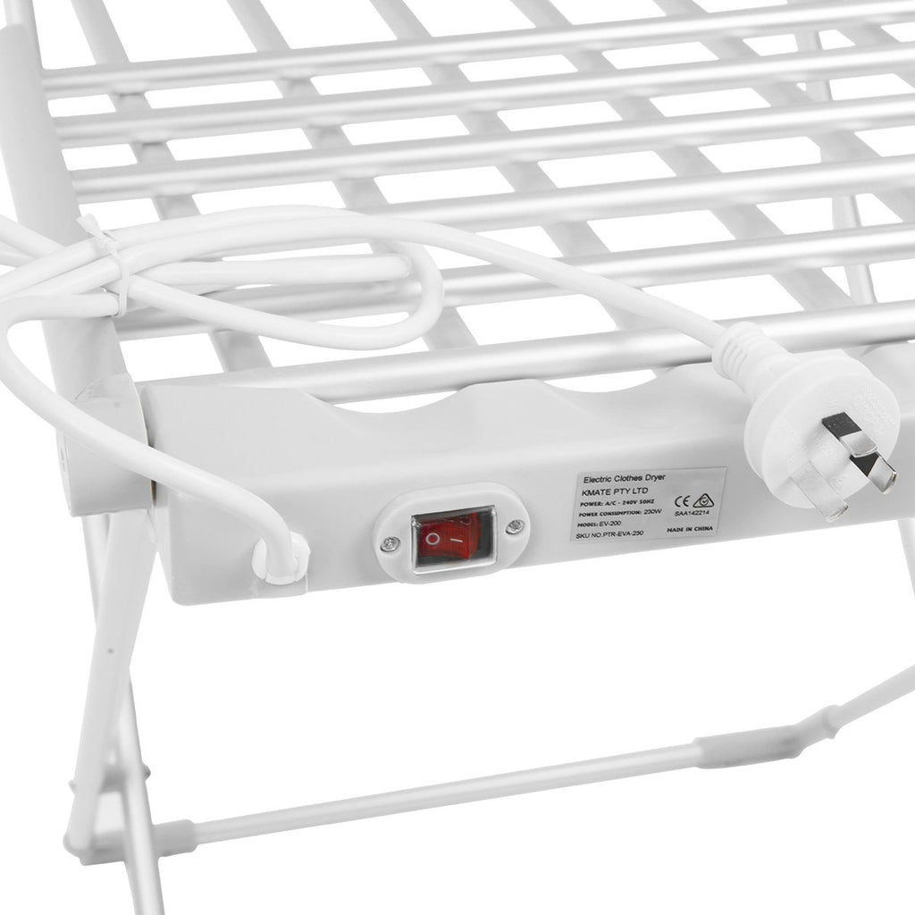 Heated Towel and Clothes Dryer Rack