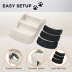 Furtastic Foldable Pet Stairs Ramp - 38cm