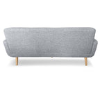 Sarantino Light Grey 6-Seater Linen Sofa Set