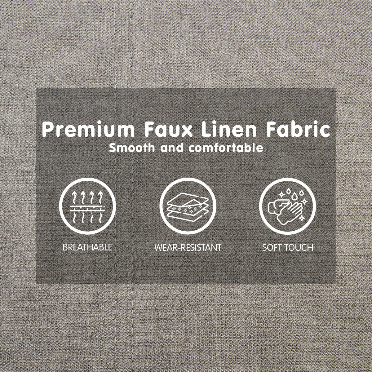 Sarantino Light Grey Modular Sofa Bed