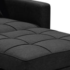 Sarantino Suri 3-in-1 Convertible Sofa Chair Bed Lounger