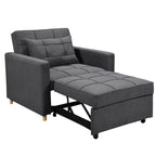Sarantino Suri 3-in-1 Convertible Sofa Chair Bed Lounger