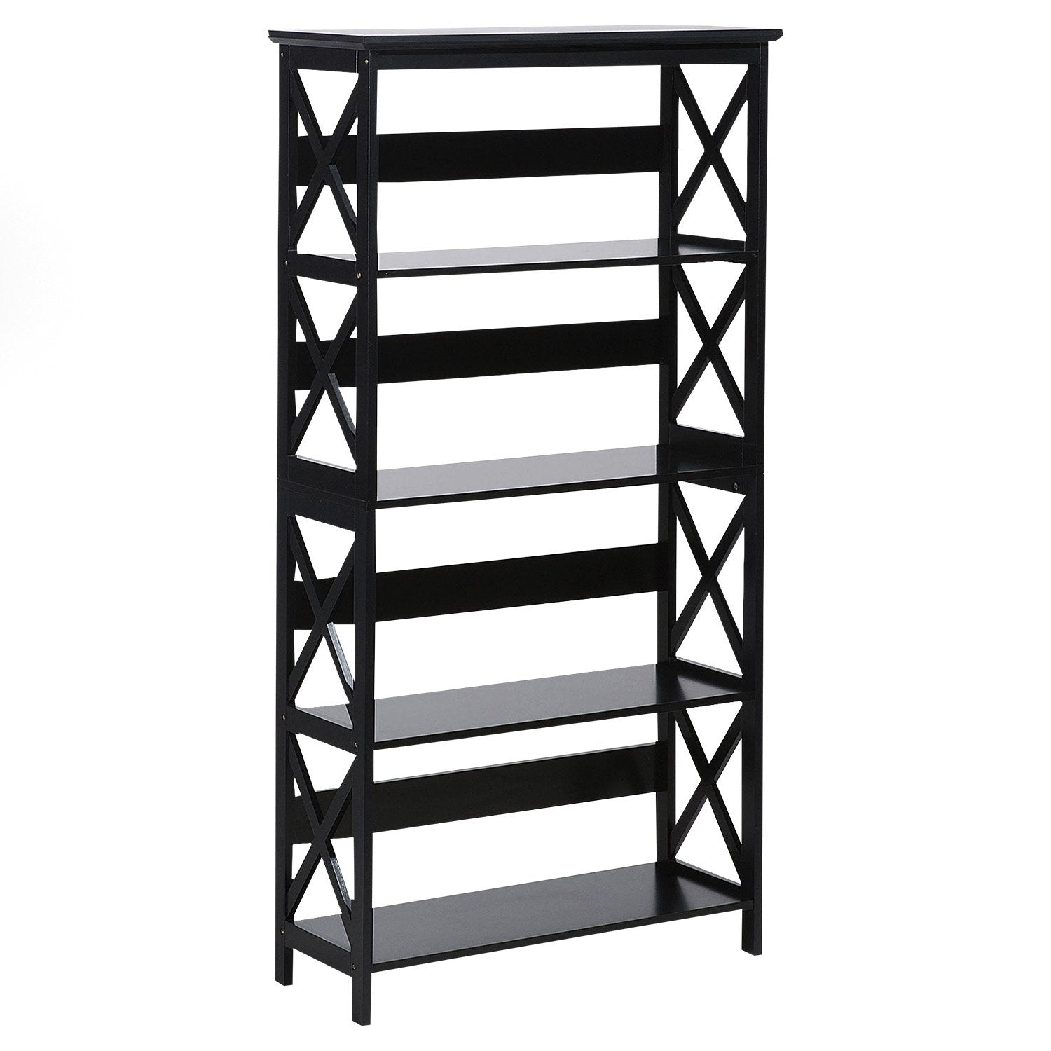 Sarantino Daphne 5-Tier Modern Bookshelf