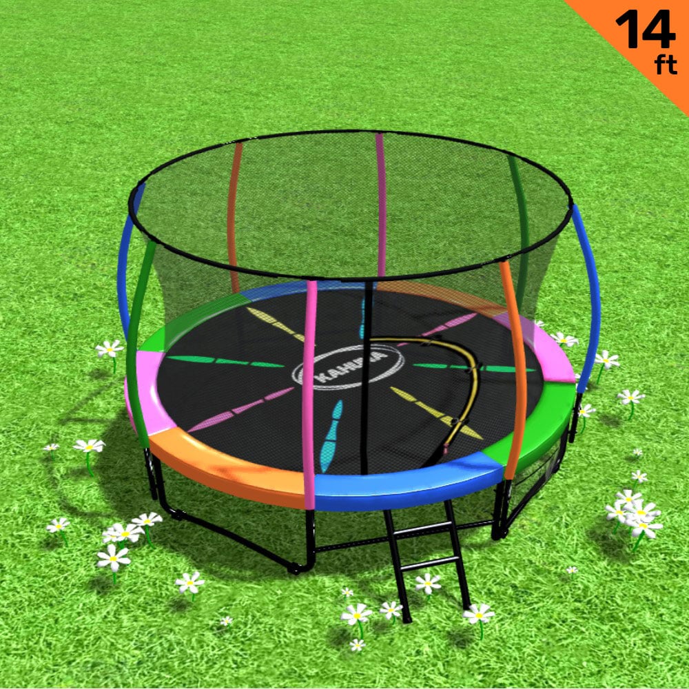 Kahuna 14ft Round Trampoline with Safety Net
