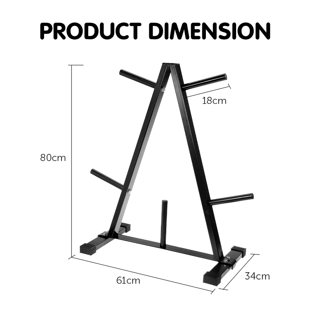 Powertrain A-Frame Weight Plate Storage Rack